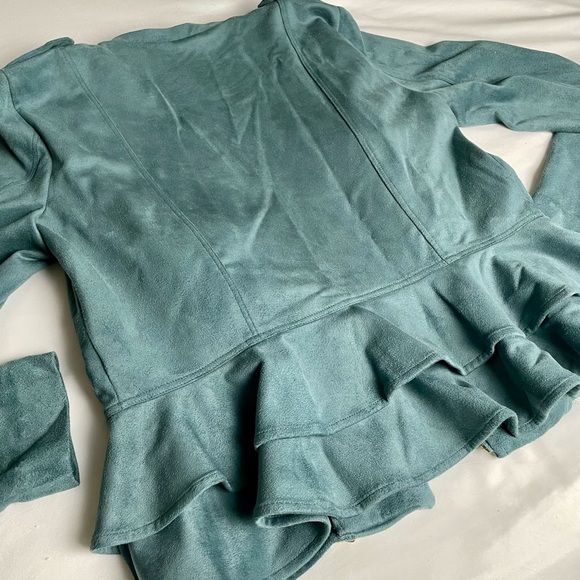 Gianni Bini faux suede Moto jacket - Picture 7 of 7